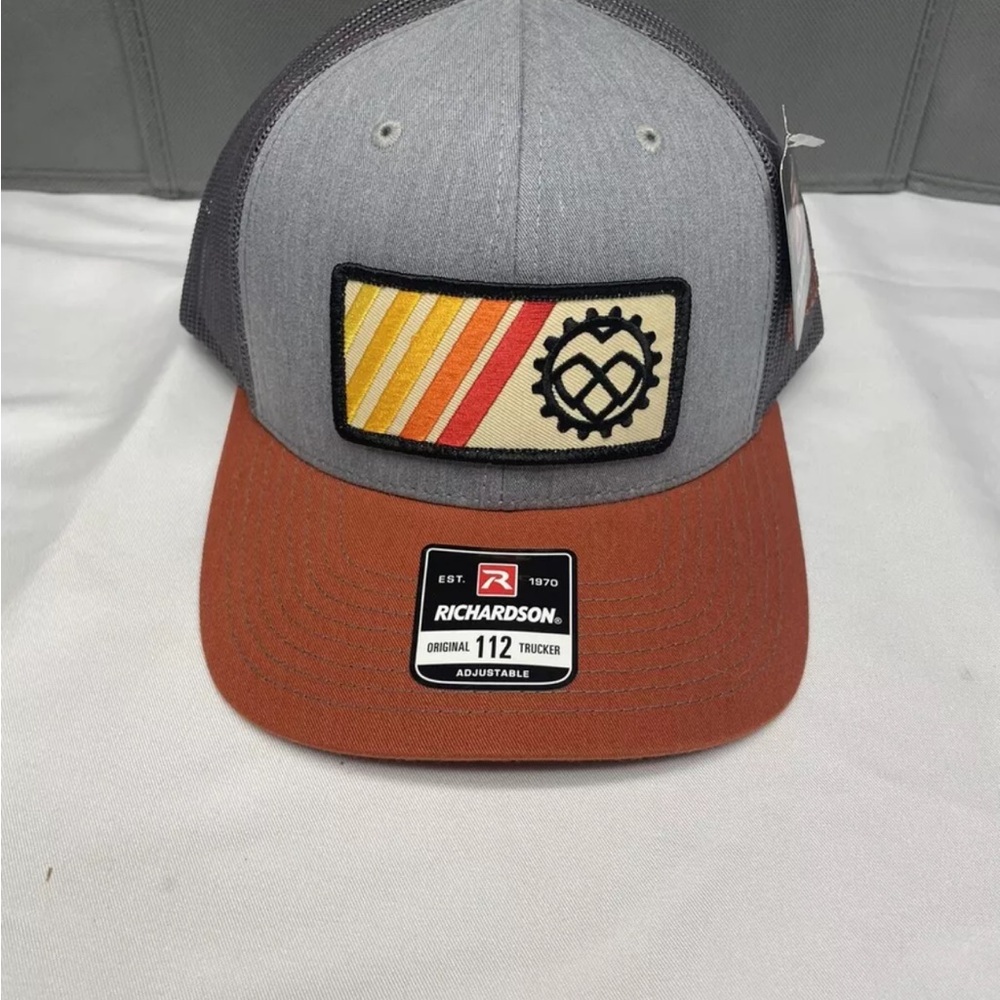 The Brewing Project Gray/Orange Lid Adjustable Size by Richardson New w Tags